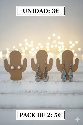 Pendientes nuevos plata y turquesa