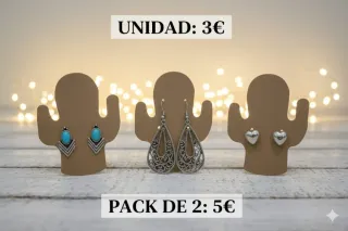 Pendientes nuevos plata y turquesa