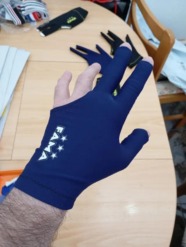 Guante de billar FAMA azul