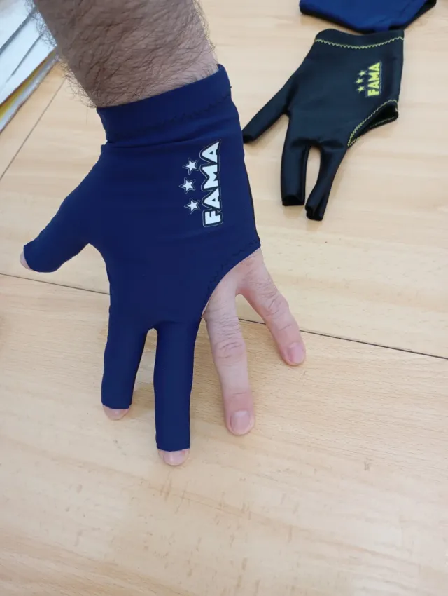 Guante de billar FAMA azul