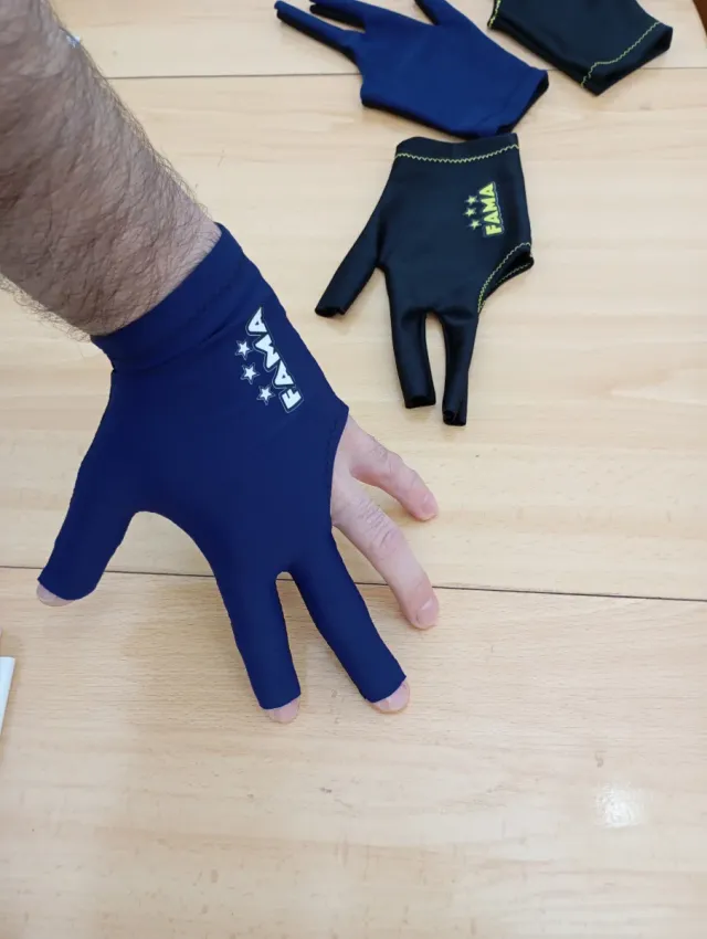 Guante de billar FAMA azul