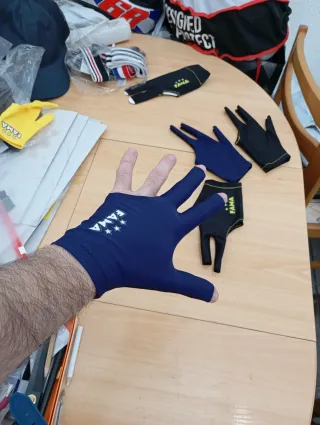 Guante de billar FAMA azul