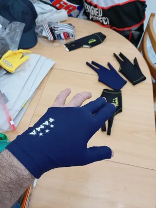 Guante de billar FAMA azul