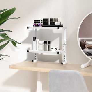 Organizador escritorio 2 niveles metal