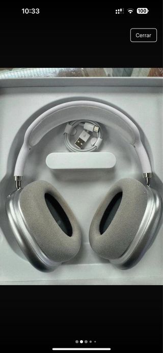 auriculares  Max Azul/Gris