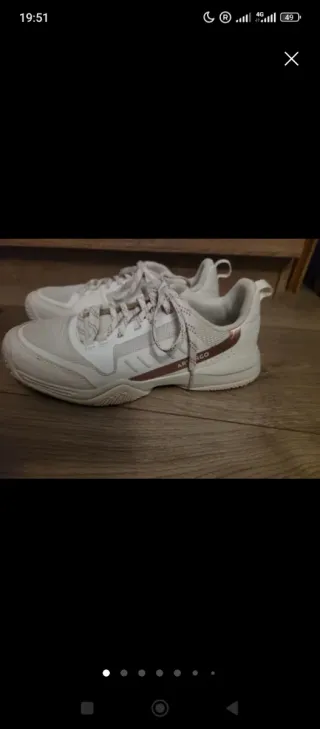 Zapatillas Deportivas Mujer ARTENGO Blancas y Dora