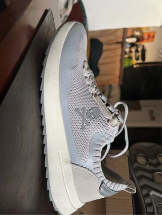 Zapatillas Scalper Mujer Talla 38 Gris/Blanco