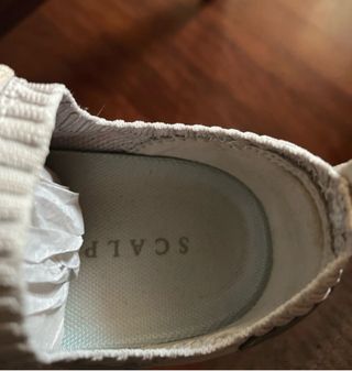 Zapatillas Scalper Mujer Talla 38 Gris/Blanco