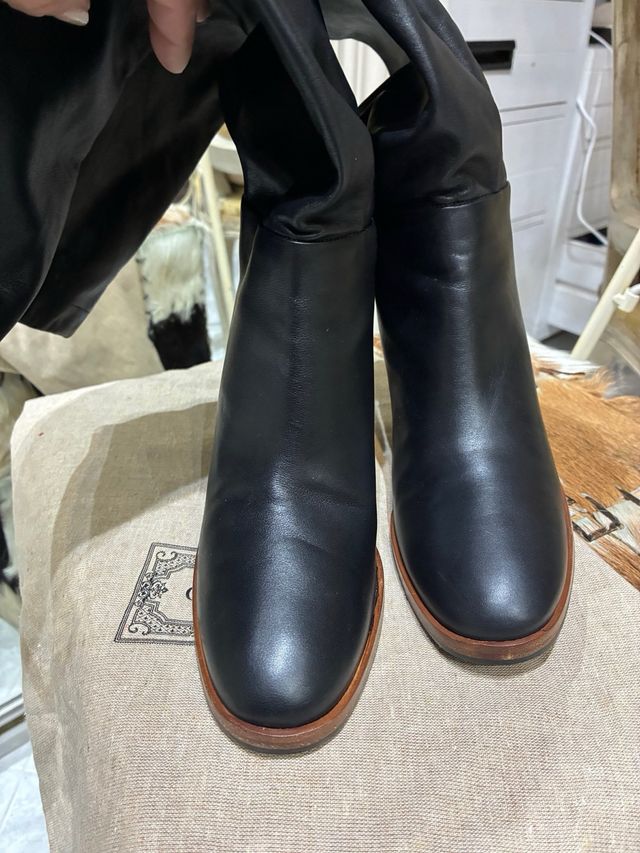 Botas altas Gucci piel negras