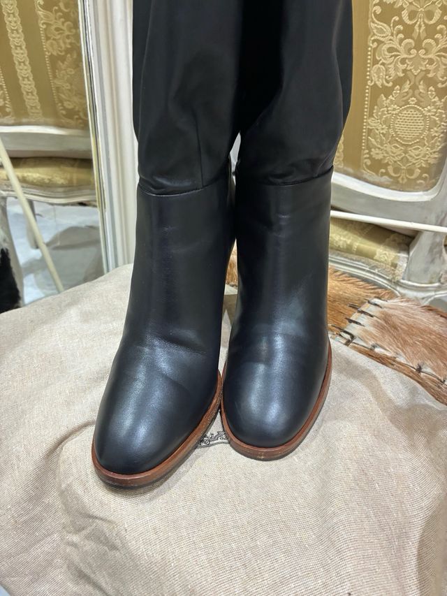 Botas altas Gucci piel negras