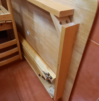 Mesa de madera 120x75 y 4 sillas - Comedor-cocina