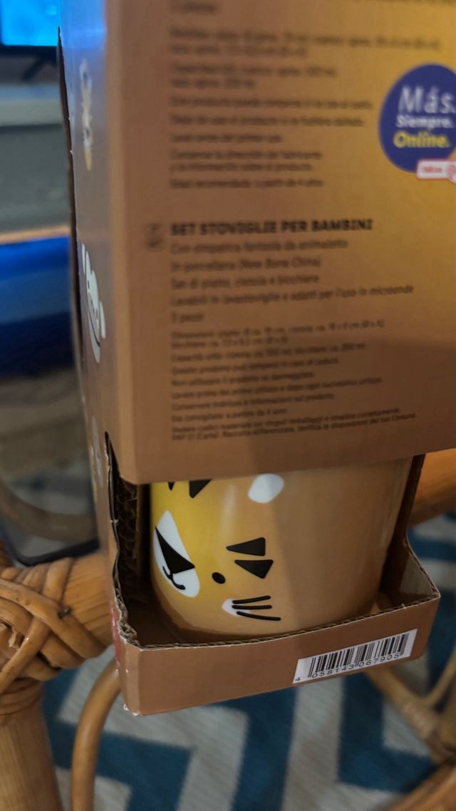 Juego Vajilla Infantil Ernesto Animales A ESTRENAR