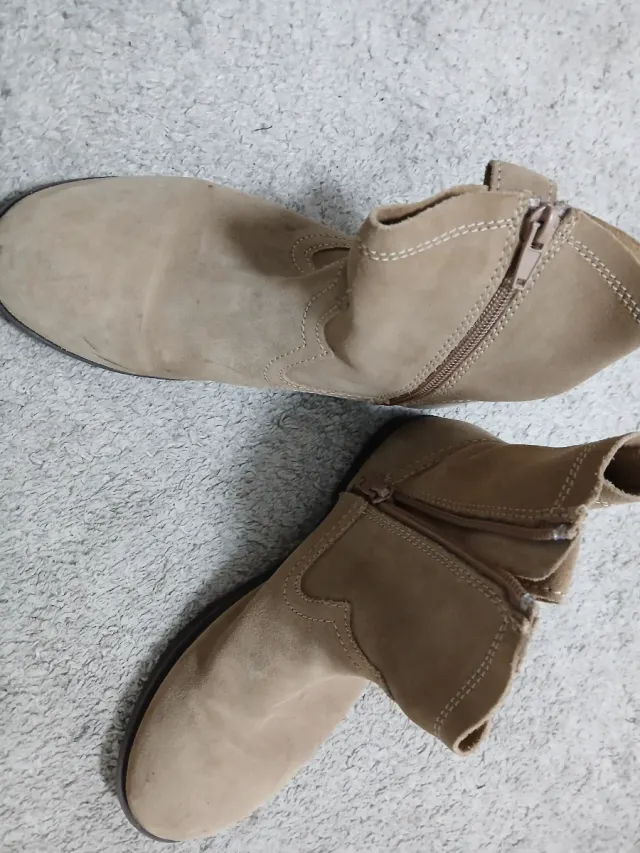 Botas de mujer beige