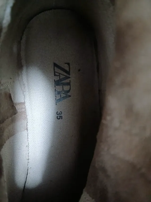 Botas de mujer beige