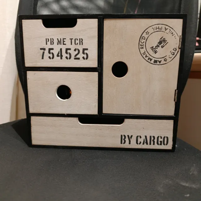 Organizador de escritorio de madera