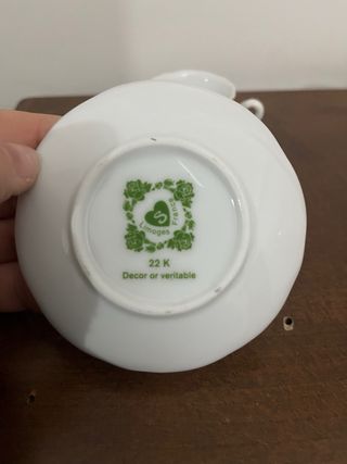 Tazzine Limoges France in Porcellana