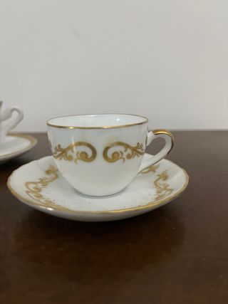 Tazzine Limoges France in Porcellana