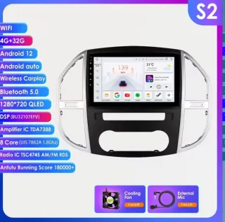 BLACK FRIDAY Pantalla Mercedes Vito 2014-2020 4+32