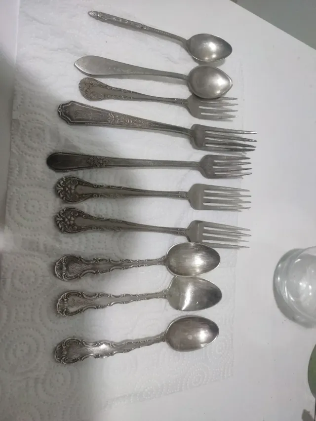 Antiguos cubiertos de plata gorham