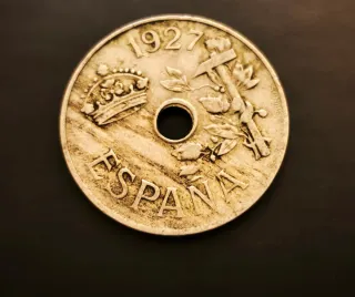 Moneda 25 céntimos 1927
