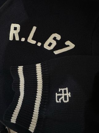 Chaqueta Ralph Lauren R.L.67 Bordada Azul Marino