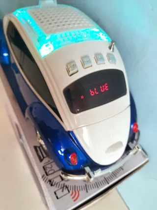 Cassa Bluetooth AKAI Maggiolino Blu/Bianco