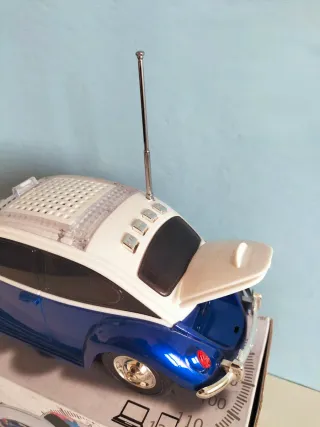 Cassa Bluetooth AKAI Maggiolino Blu/Bianco