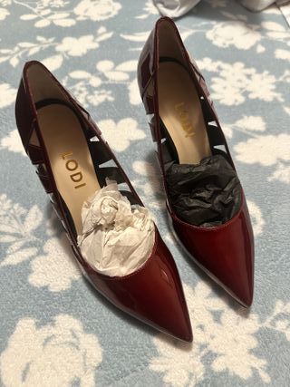 Tacones Lodi Rojos Charol
