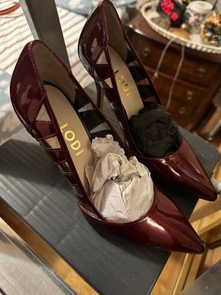 Tacones Lodi Rojos Charol