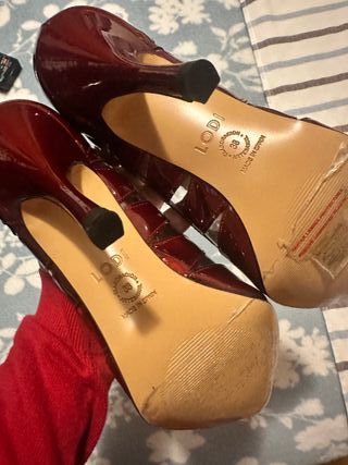 Tacones Lodi Rojos Charol