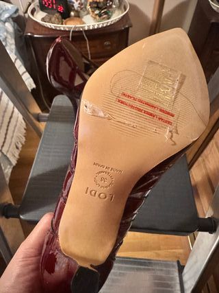Tacones Lodi Rojos Charol
