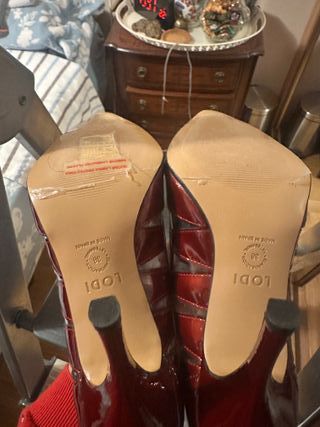 Tacones Lodi Rojos Charol