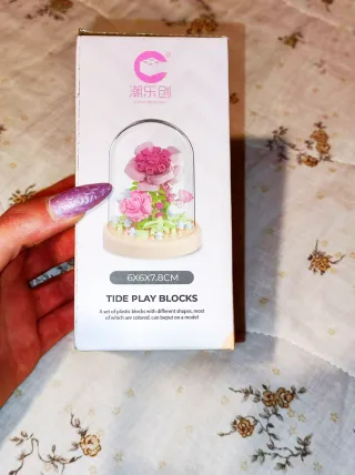 Set 2 Costruzioni Mini Fiori Decorativi