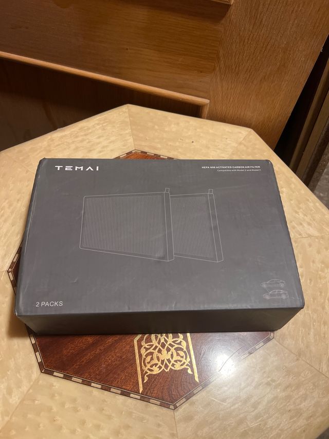 Filtro de Aire TEMAI HEPA para Tesla
