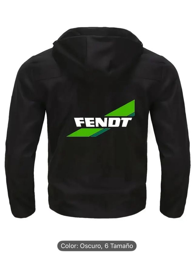 Chaqueta Fendt Negra y Verde