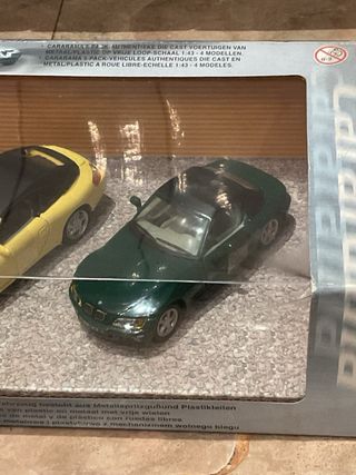 Lote 5 coches Cabriolet metal Cararama 1/43 Nuevo.