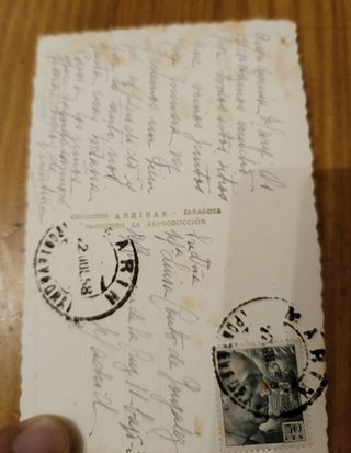 Postal antigua Sanxenxo