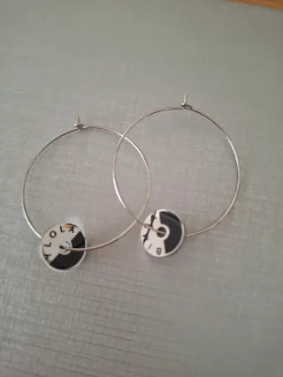 Pendientes Aro Bimba y Lola Acero