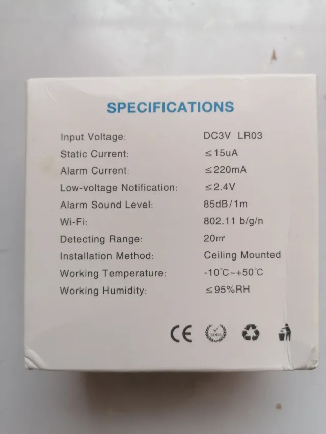 Detector de humos con WiFi y aviso a móvil.