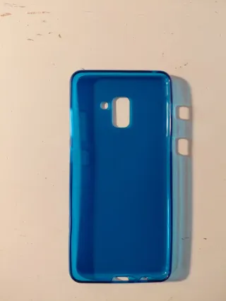 Cover blu silicone Samsung galaxy j4 plus/j6 plus.