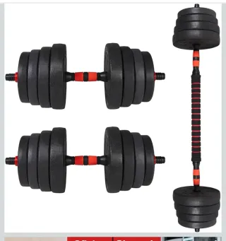 Juego Mancuernas Ajustables Pesas Gimnasio