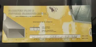 Tabla cálculo conductos Climaver Metal