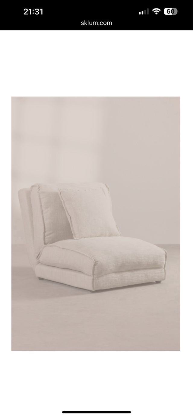 Sillon/sofá cama individual tela Salma