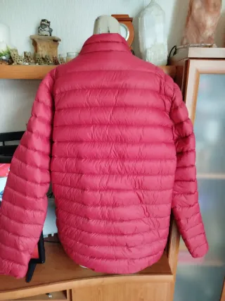 Chaqueta plumífero hombre XL roja