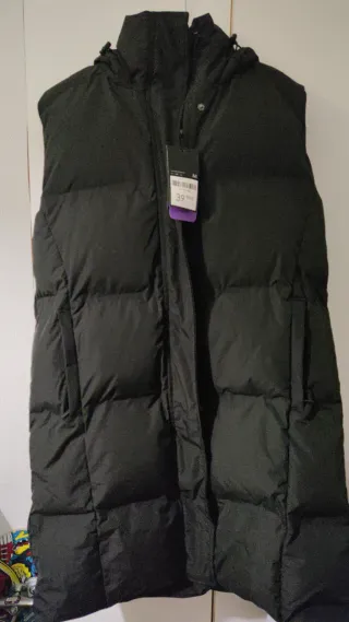 Chaleco acolchado negro talla M