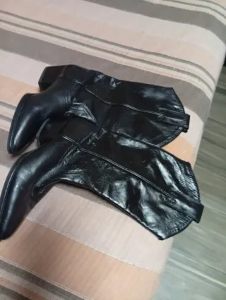 Botas de media pierna Zara negras