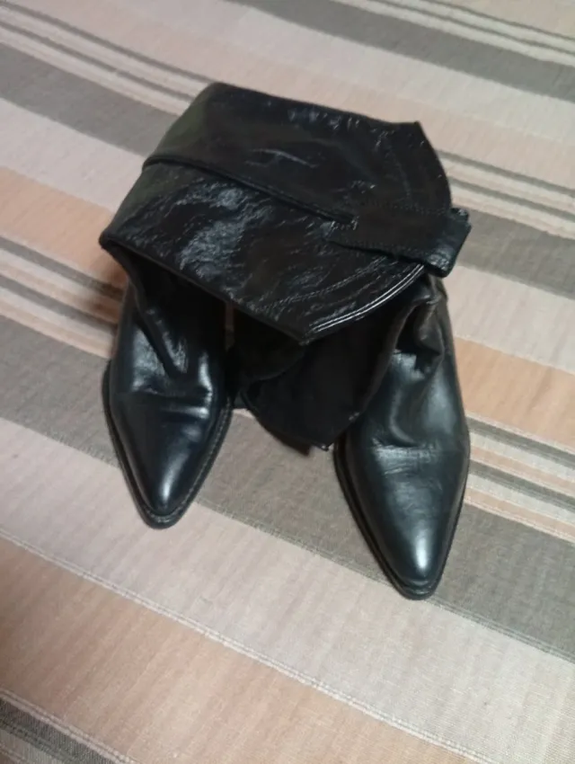 Botas de media pierna Zara negras