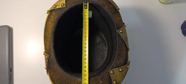 Sombrero Steampunk Artesanal Dorado