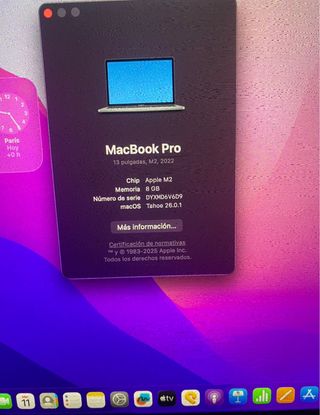 MacBook Pro Apple Gris/Plata chip m2