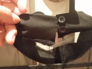 Camisa lentejuelas negra y dorada Talla L/XL